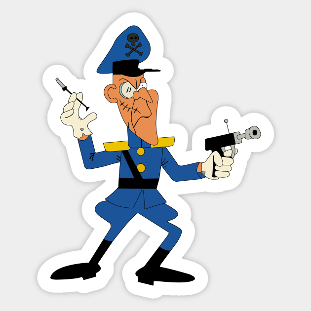 Fearless Leader - Rocky & Bullwinkle Sticker by LuisP96